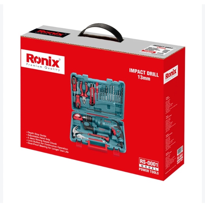 دریل 650w رونیکس 21 پارچه