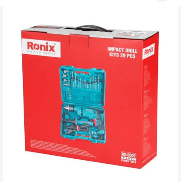 دریل 29پارچه 750w رونیکس مدلRs-0007